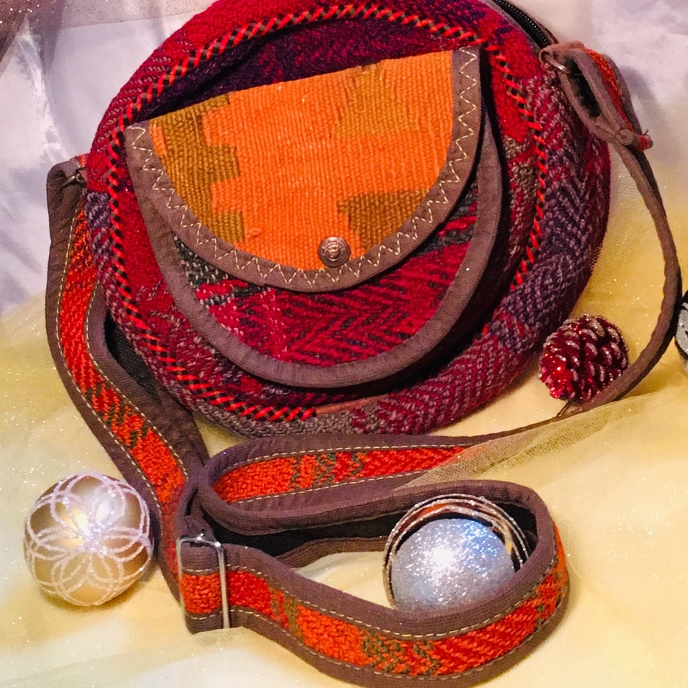 Handmade crossbody purse